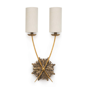 Louis Two Light Wall Sconce in Antique Gold (400|15-1064)