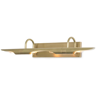 Redford Four Light Wall Sconce in Natural Brass (400|15-1057NB)
