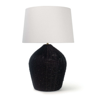 Georgian One Light Table Lamp in Black (400|13-1372BLK)