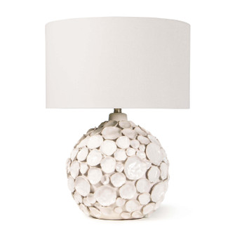 Lucia One Light Table Lamp in White (400|13-1366WT)