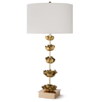 Adeline One Light Table Lamp in Gold Leaf (400|13-1284)