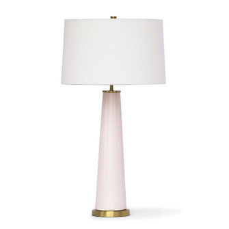 Audrey One Light Table Lamp in Blush (400|13-1243)