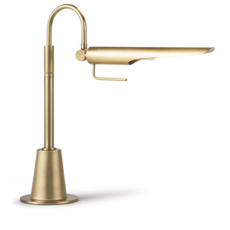 Raven One Light Table Lamp in Natural Brass (400|13-1225NB)