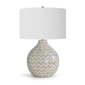 Chevron Bone One Light Table Lamp in Natural (400|13-1201)