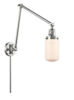 Franklin Restoration LED Swing Arm Lamp in Polished Chrome (405|238-PC-G311-LED)