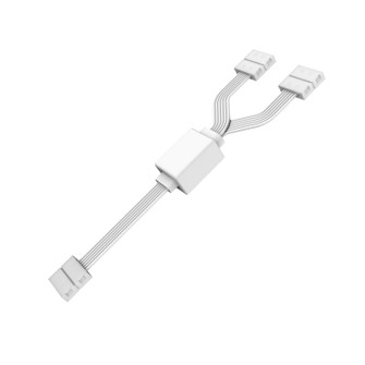 Connect 6'' Y Splitter in White (429|SM-TAPACCY)