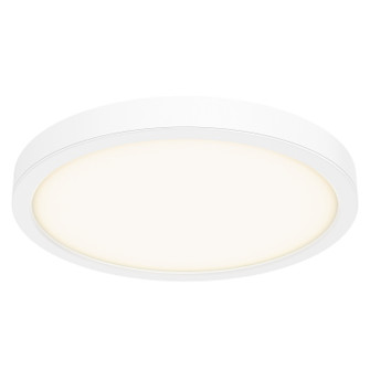 LED Flushmount in White (429|CFLEDR18-CC-WH)