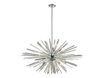 Palisades Ave. Ten Light Chandelier in Chrome w/Clear Glass (192|HF8203-CH)