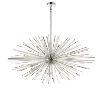 Palisades Ave. 18 Light Chandelier in Chrome w/Clear Glass (192|HF8200-CH)