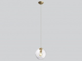 Fairfax Ave. One Light Pendant in Brushed Brass (192|HF8081-BB)