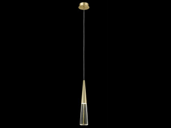 Encino LED Pendant in Brushed Brass (192|HF7701-BB)
