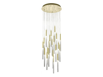 Main St. LED Pendant in Brushed Brass (192|HF2021-BOA-BB)