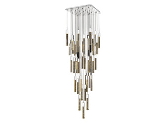 The Original Glacier Avenue 41 Light Flush Mount Pendant in Chrome (192|HF1903-41-GL-CH)