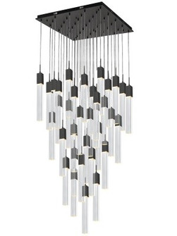 The Original Glacier LED Pendant in Black (192|HF1903-41-GL-BK-C)