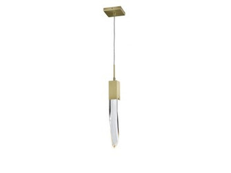 Aspen LED Pendant in Brushed Brass (192|HF1901-1-AP-BB-C)