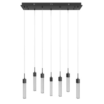 Boa LED Pendant in Black (192|HF1900-7-BOA-BK)