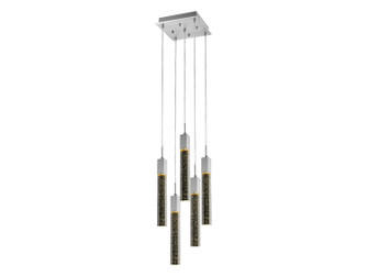 The Original Glacier Avenue Five Light Pendant in Polished Chrome (192|HF1900-5-GL-CH)