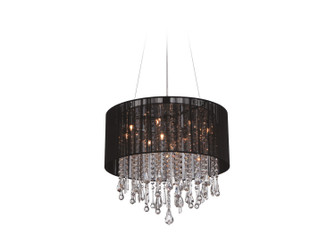 Beverly Dr. 12 Light Dual Mount/Flush & Hanging in Black Silk String (192|HF1502-BLK)