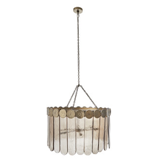 Roman Six Light Chandelier in Seedy Smoke (314|84075)