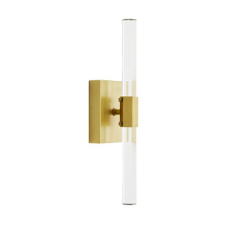 Frazier Two Light Wall Sconce in Antique Brass (314|49671)