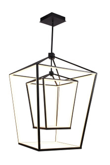 Park Ave. LED Chandelier in Black (192|HF9412-BLK)