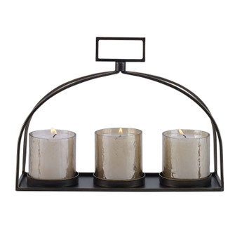 Riad, Triple Candleholder in Dark Bronze (52|18040)
