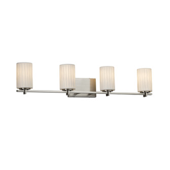 Limoges Four Light Bath Bar in Brushed Nickel (102|POR-8444-10-WFAL-NCKL)