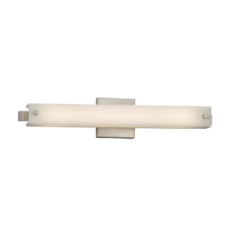 Porcelina LED Linear Bath Bar in Brushed Nickel (102|PNA-8681-WAVE-NCKL)