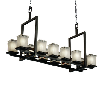 Veneto Luce 17 Light Chandelier in Dark Bronze (102|GLA-8620-26-WTFR-DBRZ)