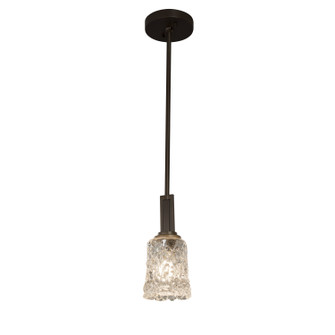 Veneto Luce LED Pendant in Dark Bronze (102|GLA-8445-16-CLRT-DBRZ-LED1-700)