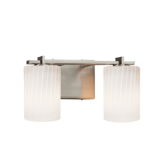 Fusion Two Light Bath Bar in Brushed Nickel (102|FSN-8442-10-RBON-NCKL)