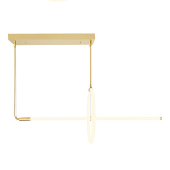 Hoops LED Chandelier in Satin Gold (401|1273P40-2-602-RC)