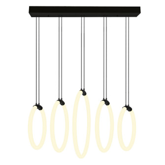 Hoops LED Chandelier in Black (401|1273P23-5-101-RC)