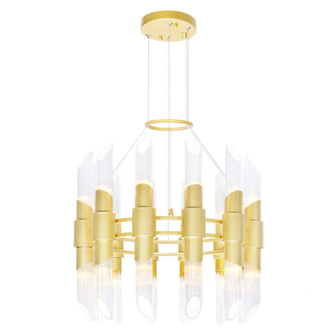 Croissant 24 Light Chandelier in Satin Gold (401|1269P24-24-602)