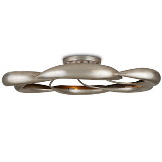 Caroube Silver Semi-Flush Mount Six Light Semi-Flush Mount in Champagne/Contemporary Silver (142|9000-0947)