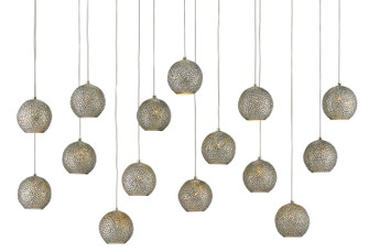 Giro Collection 15 Light Pendant in Blue/Nickel (142|9000-0685)