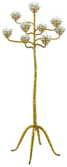 Marjorie Skouras Nine Light Floor Candelabra in Contemporary Gold Leaf (142|8000-0045)