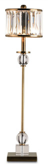 Parfait One Light Table Lamp in Clear/Antique Brass (142|6986)