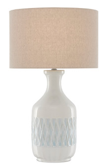 Samba One Light Table Lamp in White/Sky Blue (142|6000-0516)