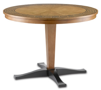 Barry Goralnick Entry/Dining Table in Weathered Walnut/Caviar Black (142|3000-0180)