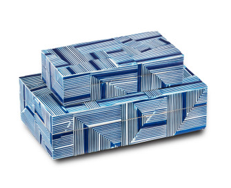 Cade Box in Blue/White (142|1200-0512)