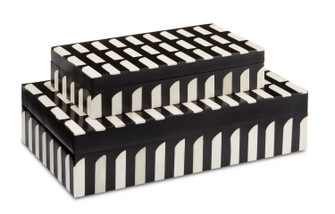 Jamie Beckwith Box Set of 2 in Black/White/Natural (142|1200-0448)