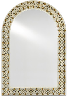 Ellaria Mirror in Natural Bone/Brass/Mirror (142|1000-0089)