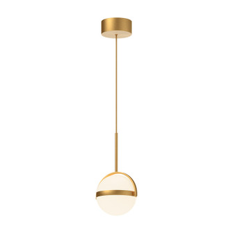 Globo LED Pendant in Brushed Gold (452|PD301001BG)