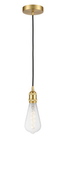 Edison LED Mini Pendant in Satin Gold (405|616-1P-SG-BB95LED)