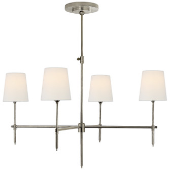 Bryant Four Light Chandelier in Antique Nickel (268|TOB 5003AN-L)