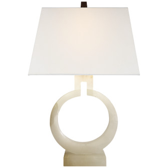 Ring One Light Table Lamp in Alabaster (268|CHA 8969ALB-L)