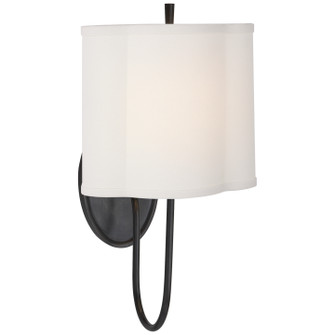 Simple Scallop One Light Wall Sconce in Bronze (268|BBL 2017BZ-L)