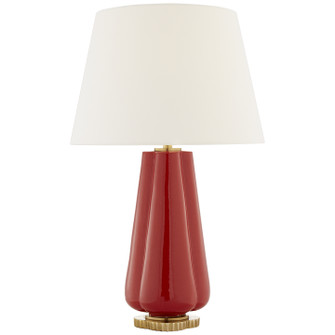 Penelope Two Light Table Lamp in Berry Red (268|AH 3127BYR-L)