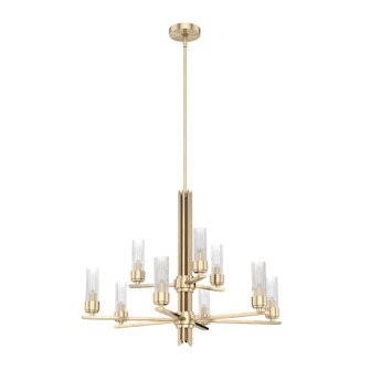 Gatz Nine Light Chandelier in Alturas Gold (47|19787)